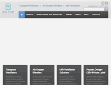 Tablet Screenshot of biomeddevices.com